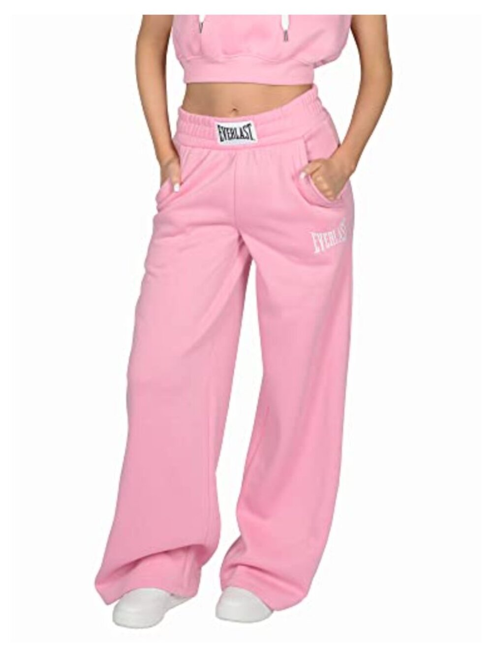 Everlast Comfy Wide Leg Sweatpants High Rise Casual Yoga Gym Workout